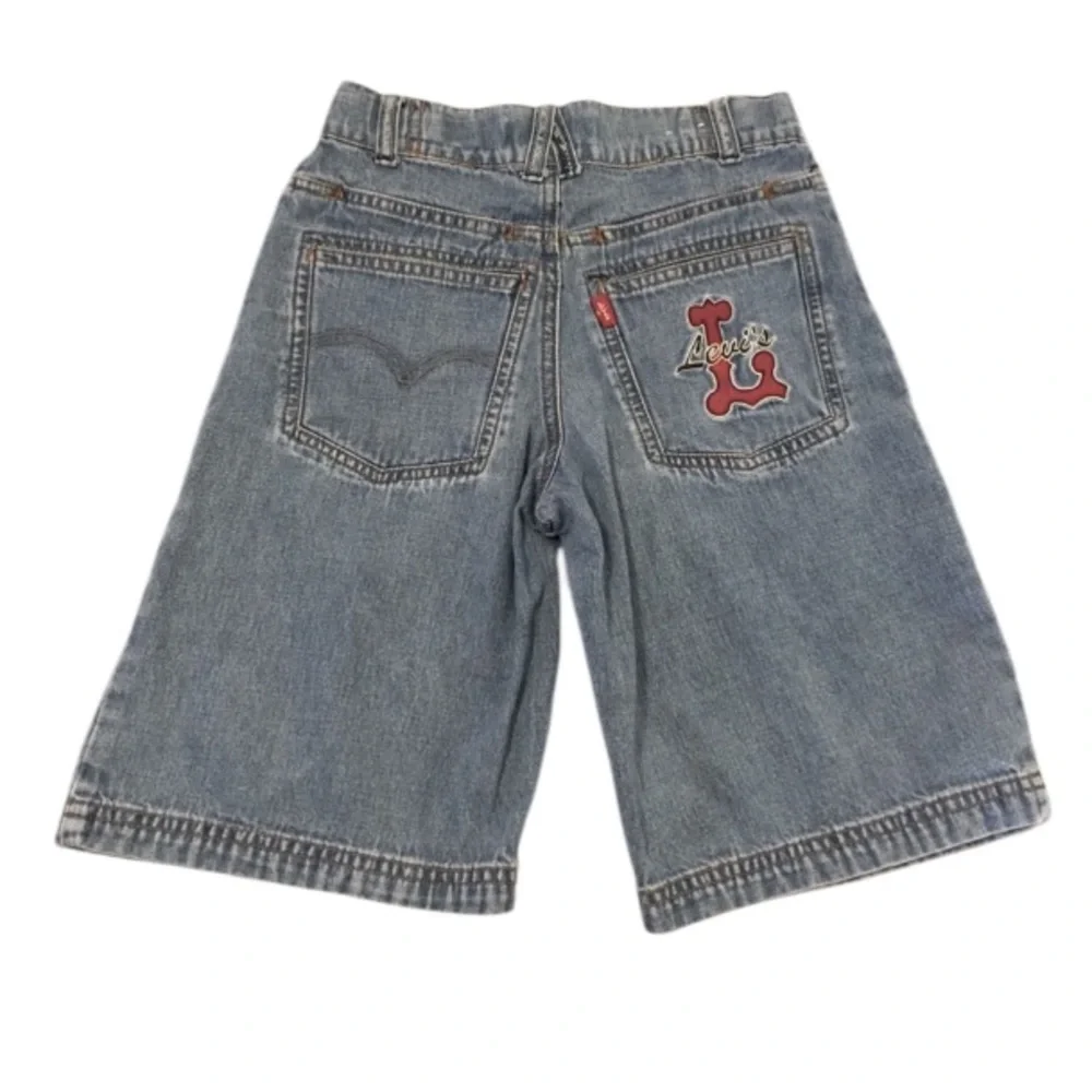 Levi’s Strauss Team-sport Division Jean Denim Jorts Shorts Sz 7